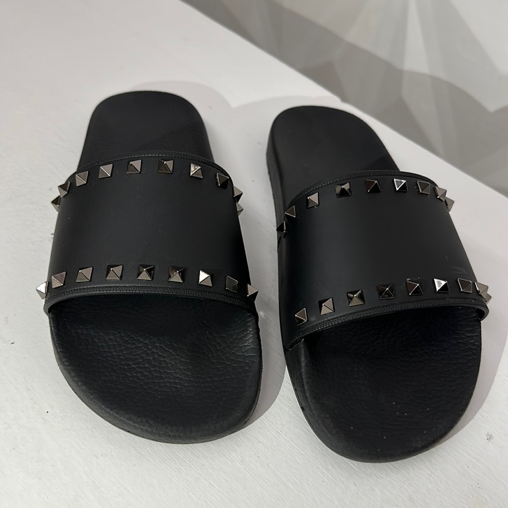 Valentino Garavani Rockstud slide sandals